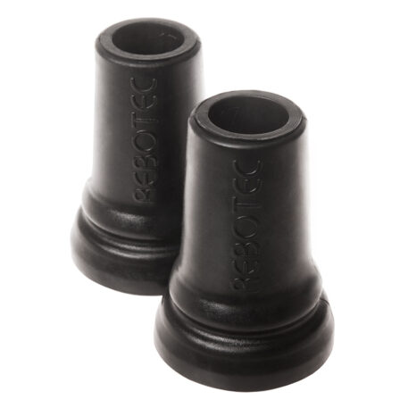 Rebotec 17mm Ferrules - Walking Stick Tips - Black