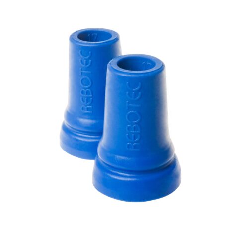 Rebotec 17mm Ferrules - Walking Stick Tips - Blue