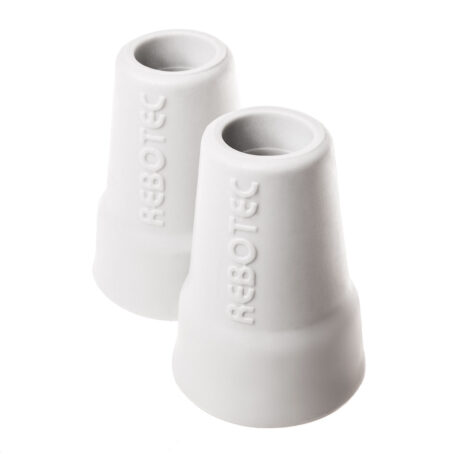 Rebotec 19mm, Ferrules Crutch Tips - Grey