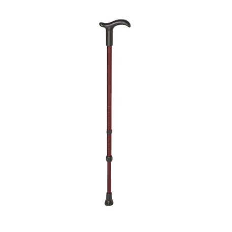 Rebotec Simplex – Walking Stick with Derby Handle - Red Wine