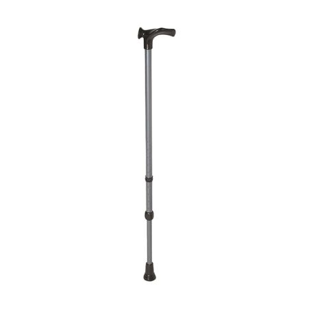 Rebotec Handy - Walking Stick with Anatomic Shaped Handle - Dark Silver, Right