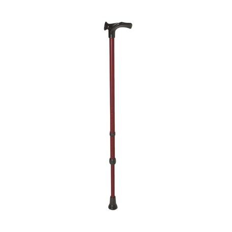 Rebotec Handy - Walking Stick with Anatomic Shaped Handle - Red Wine, Right